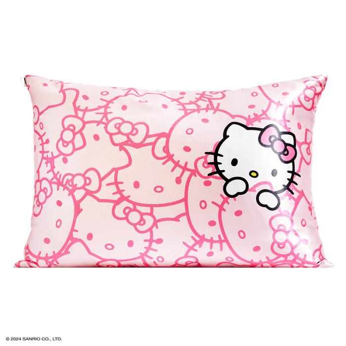 Pink Hello Kitty Hello Kitty x Kitsch Faces Pillowcase (Pink) | CA_HK98543