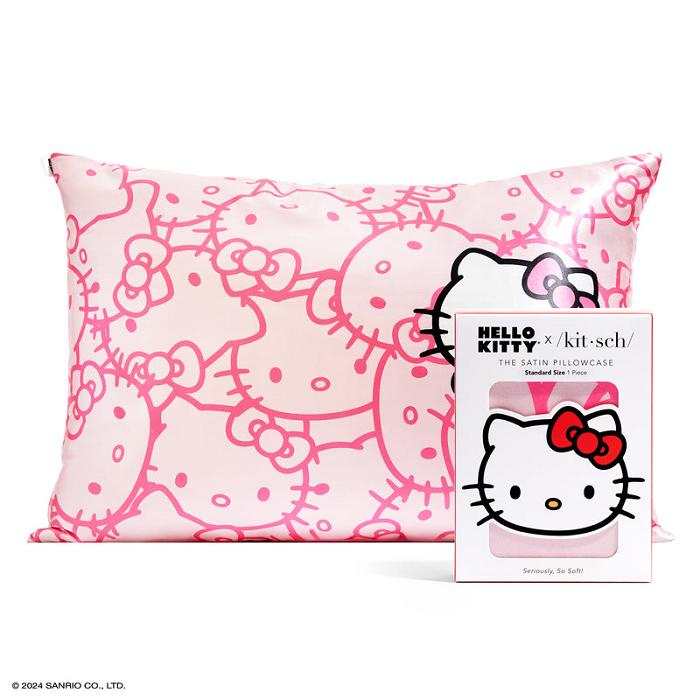 Pink Hello Kitty Hello Kitty x Kitsch Faces Pillowcase (Pink) | CA_HK64651