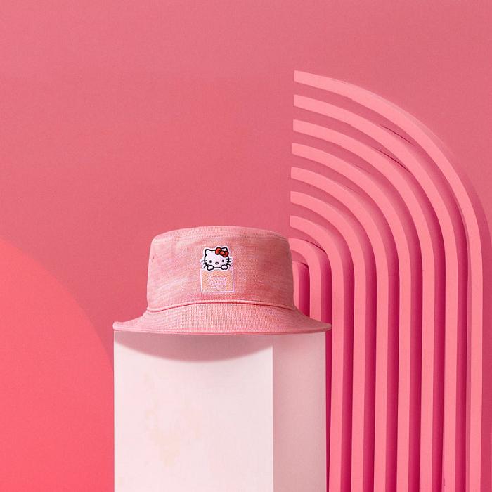 Pink Hello Kitty Hello Kitty x Love Your Melon Speckled Hero Bucket Hat (Pink) | CA_HK45088