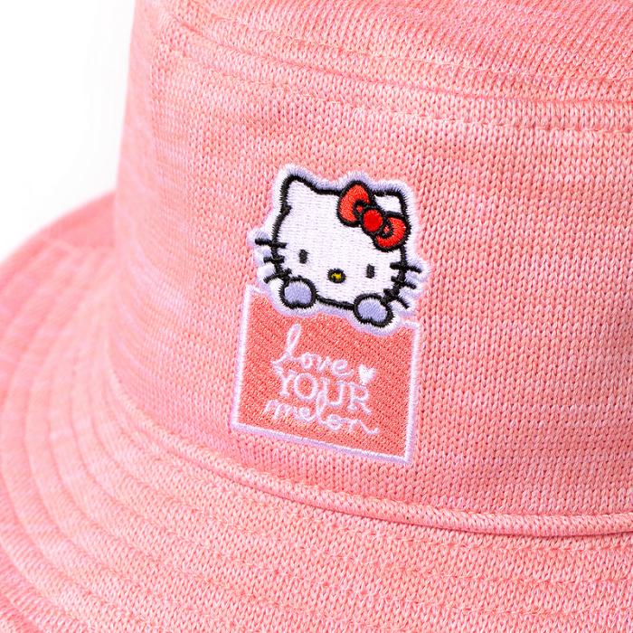 Pink Hello Kitty Hello Kitty x Love Your Melon Speckled Hero Bucket Hat (Pink) | CA_HK45088