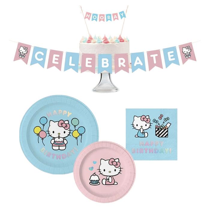 Pink Hello Kitty Hello Kitty x Studio Oh! Happy Birthday Paper Party Pack | CA_HK94476