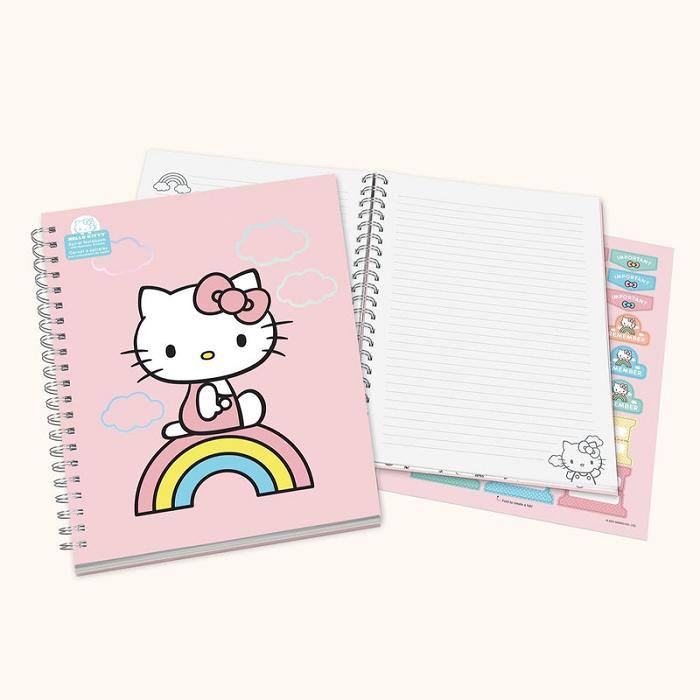 Pink Hello Kitty Hello Kitty x Studio Oh! Classic Pink Extra-Large Spiral Notebook | CA_HK33212