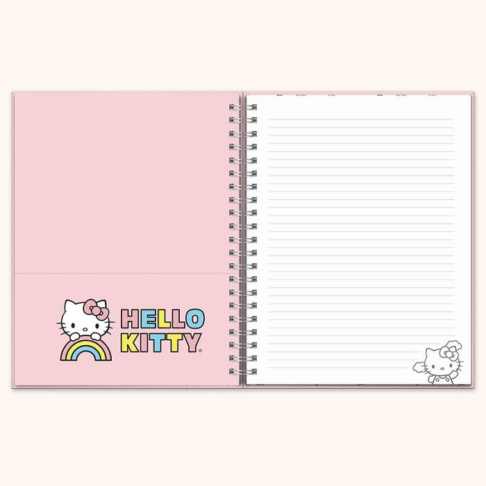 Pink Hello Kitty Hello Kitty x Studio Oh! Classic Pink Extra-Large Spiral Notebook | CA_HK33212