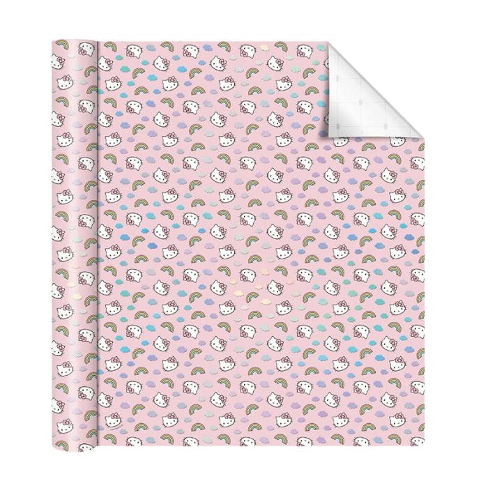 Pink Hello Kitty Hello Kitty x Studio Oh! Rainbow Skies Gift Wrap | CA_HK22658