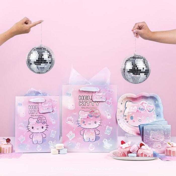 Pink Hello Kitty Hello Kitty x Studio Oh! 50th Anniversary Gift Bag Set | CA_HK57003