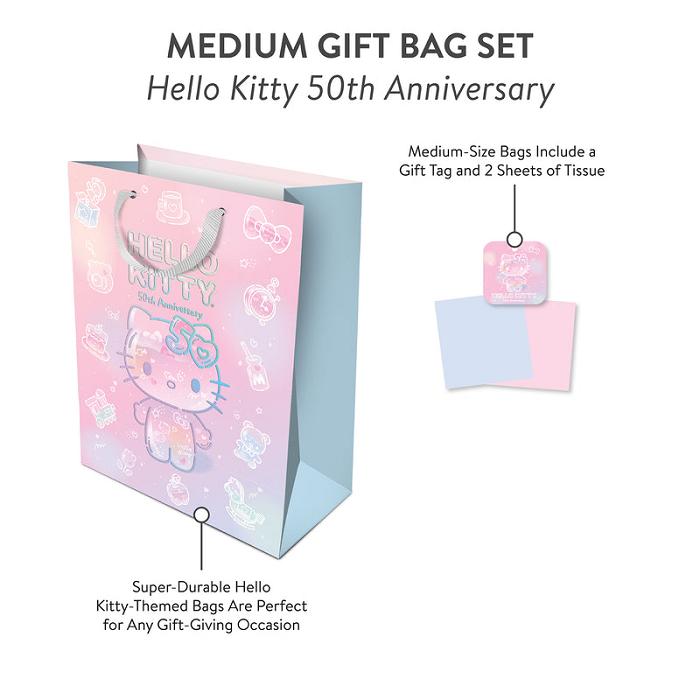 Pink Hello Kitty Hello Kitty x Studio Oh! 50th Anniversary Gift Bag Set | CA_HK57003