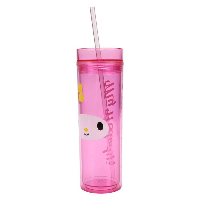 Pink Hello Kitty My Melody 16oz Acrylic Travel Tumbler | CA_HK21874