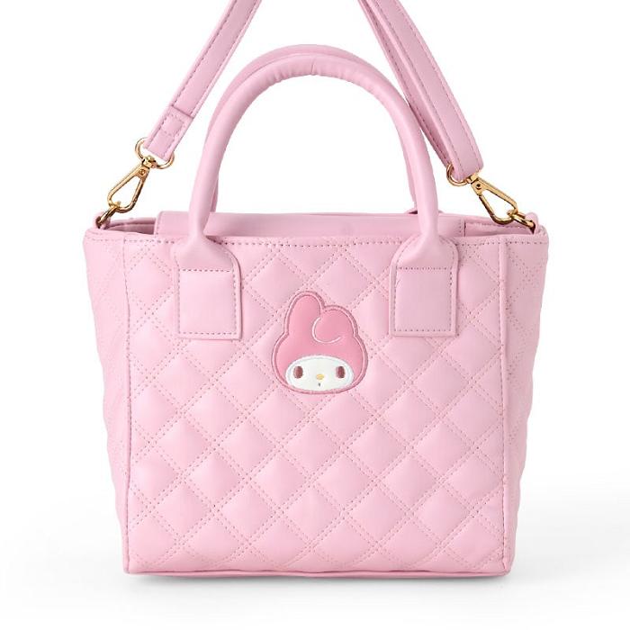 Pink Hello Kitty My Melody 2-Way Mini Quilted | CA_HK53611