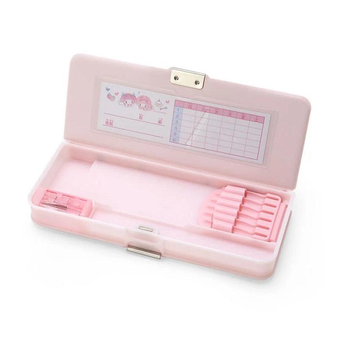 Pink Hello Kitty My Melody 2-Way Pencil Case | CA_HK52705