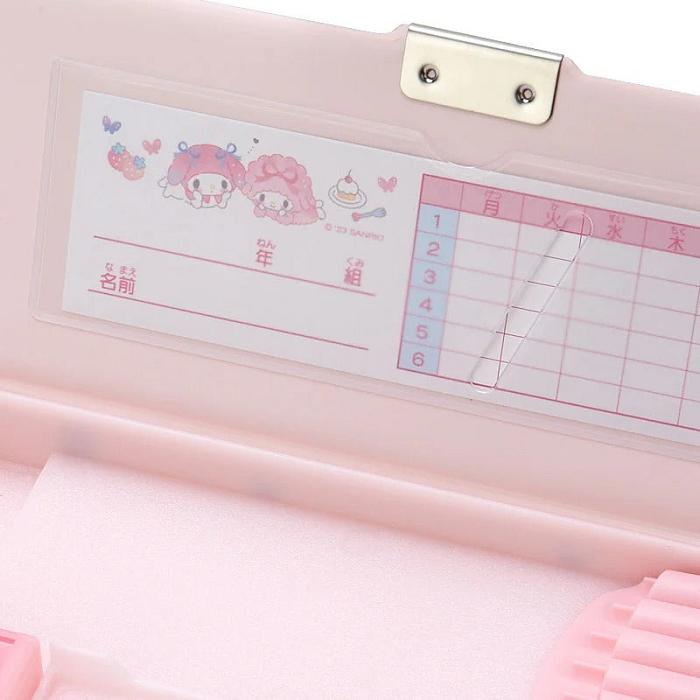 Pink Hello Kitty My Melody 2-Way Pencil Case | CA_HK52705