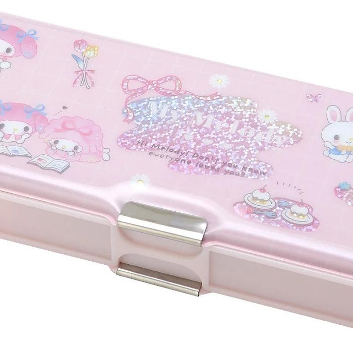 Pink Hello Kitty My Melody 2-Way Pencil Case | CA_HK52705