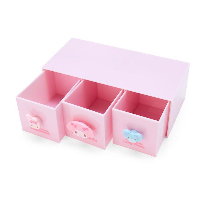 Pink Hello Kitty My Melody 3-Tier Besties Stacking Container | CA_HK96230