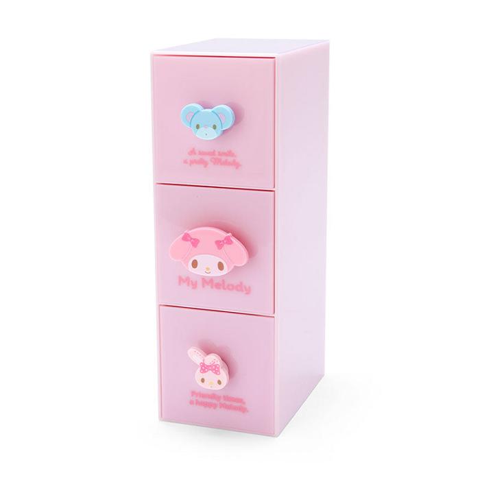 Pink Hello Kitty My Melody 3-Tier Besties Stacking Container | CA_HK96230