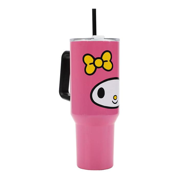 Pink Hello Kitty My Melody 40oz Stainless Steel Travel Tumbler | CA_HK66527