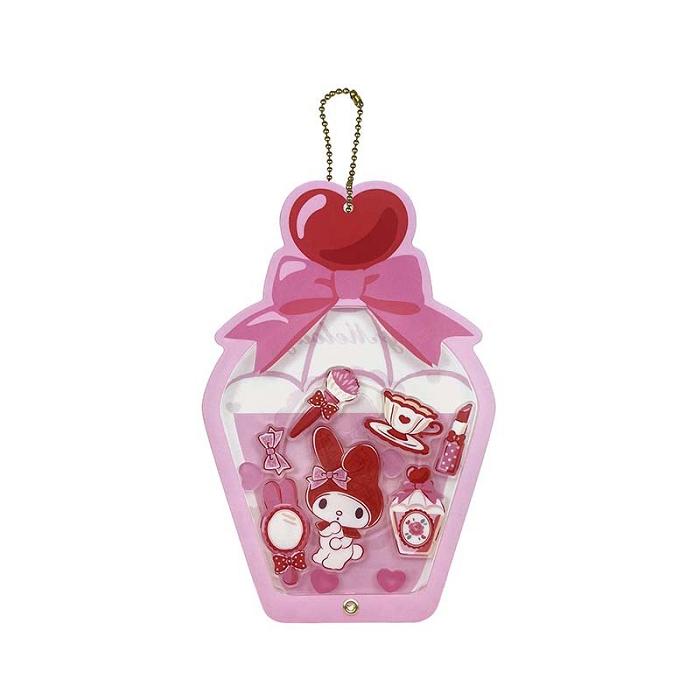 Pink Hello Kitty My Melody Acrylic Keychain and Stand (Classic Corduroy Series) | CA_HK39540