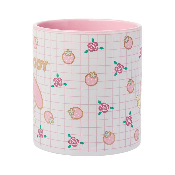 Pink Hello Kitty My Melody All-Over Print Ceramic Mug (Sweet Things) | CA_HK67379