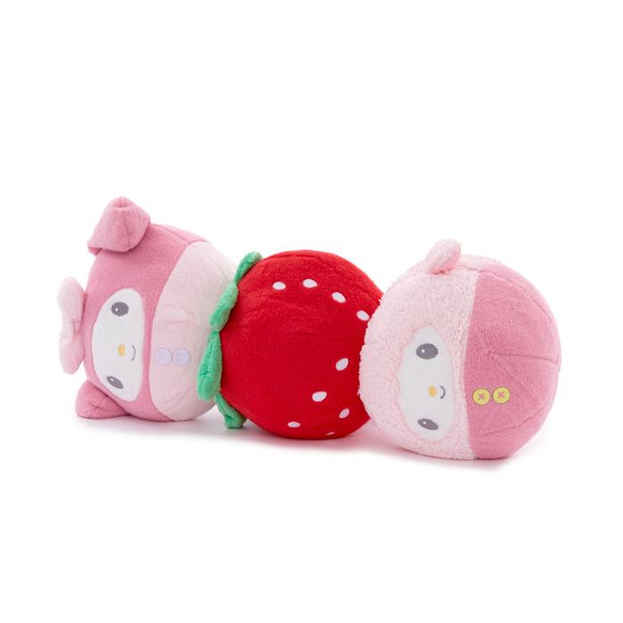 Pink Hello Kitty My Melody Bestie Throw Pillow | CA_HK31615