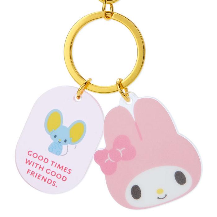 Pink Hello Kitty My Melody Besties Keychain | CA_HK50566