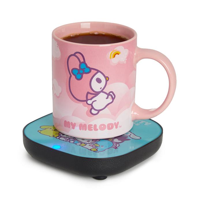 Pink Hello Kitty My Melody Coffee Mug Warmer Set | CA_HK58578