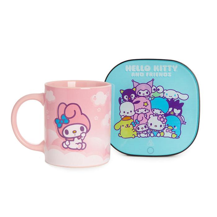 Pink Hello Kitty My Melody Coffee Mug Warmer Set | CA_HK82440