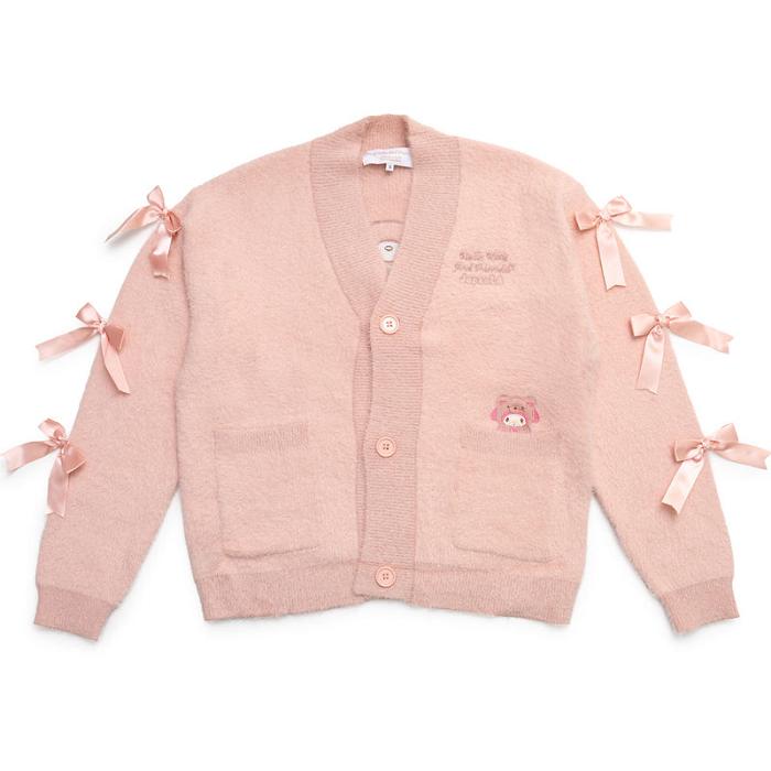 Pink Hello Kitty My Melody Cozy Kuma JapanLA Cardigan | CA_HK93178