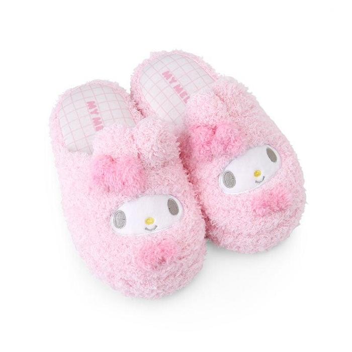 Pink Hello Kitty My Melody Cozy Sherpa Kids Slippers | CA_HK25135