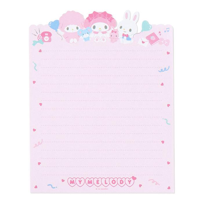 Pink Hello Kitty My Melody Deluxe Letter Set | CA_HK13438