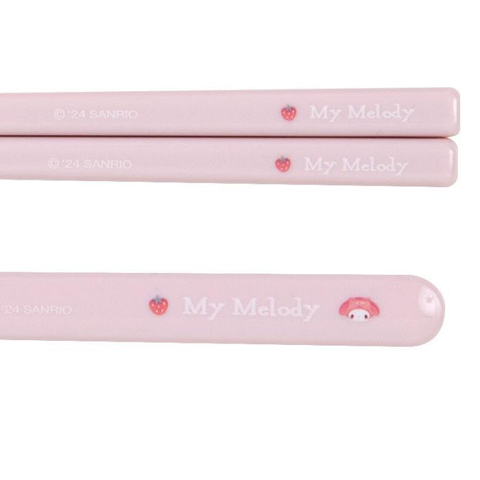 Pink Hello Kitty My Melody Everyday Chopsticks & Spoon Set | CA_HK14413