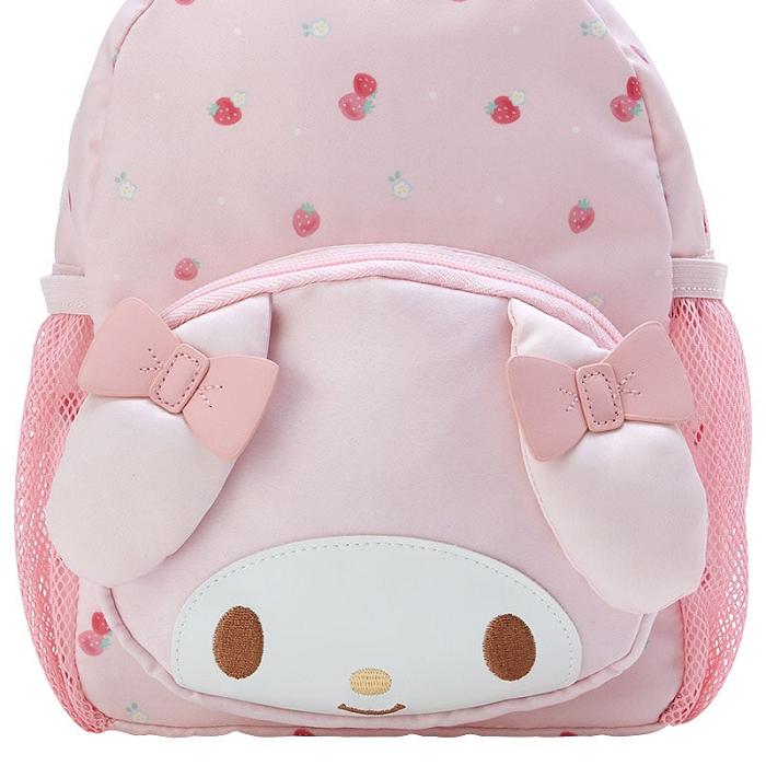 Pink Hello Kitty My Melody Face Kids Backpack | CA_HK95829