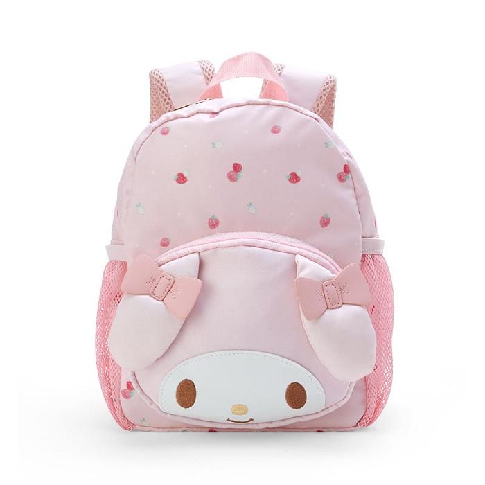 Pink Hello Kitty My Melody Face Kids Backpack | CA_HK95829