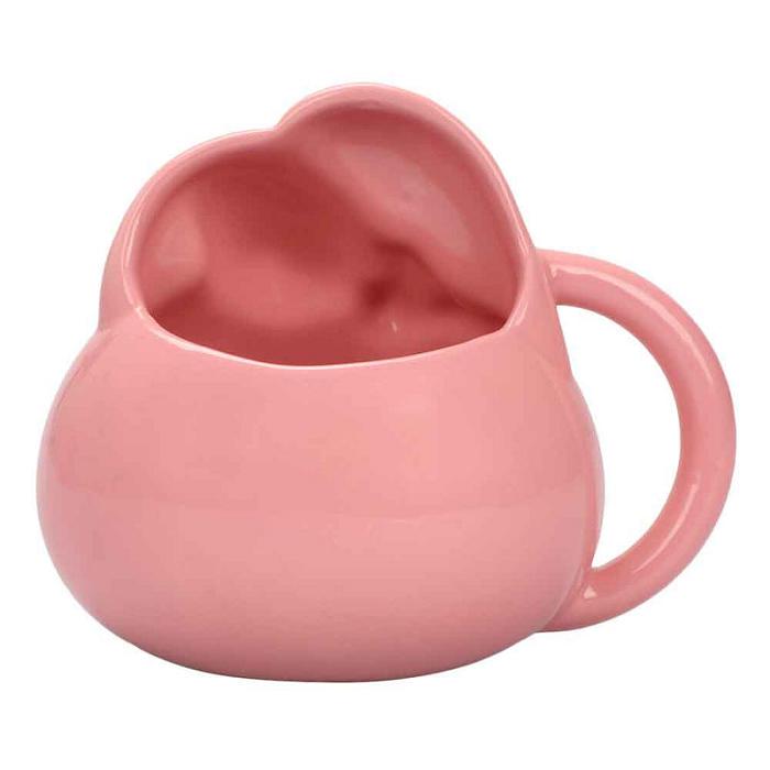 Pink Hello Kitty My Melody Face Sculpted Mug | CA_HK85336