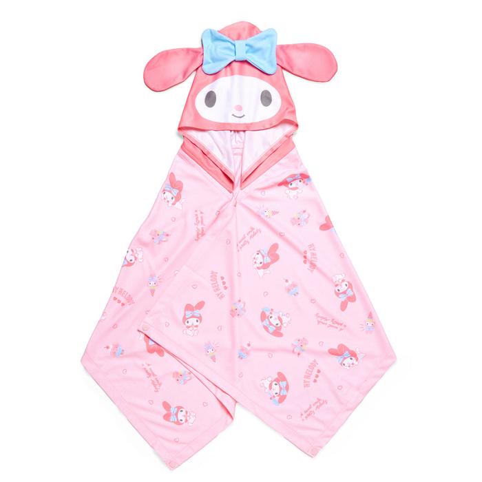 Pink Hello Kitty My Melody Kids Poncho | CA_HK99286