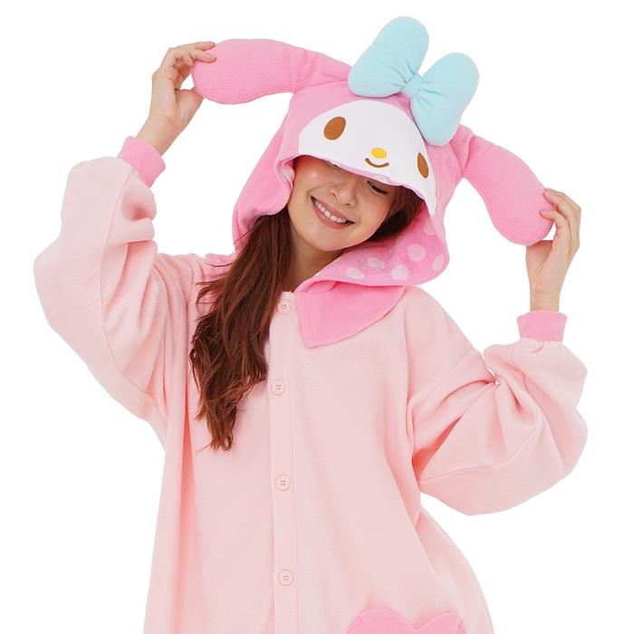 Pink Hello Kitty My Melody Kigurumi Onesie | CA_HK14819