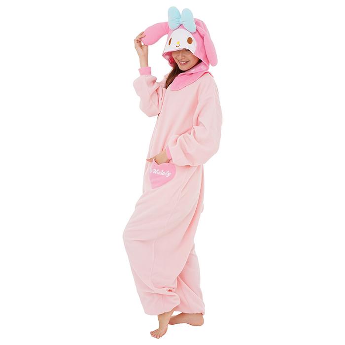 Pink Hello Kitty My Melody Kigurumi Onesie | CA_HK14819