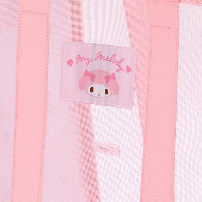 Pink Hello Kitty My Melody Mesh Storage Tote (Medium) | CA_HK20956