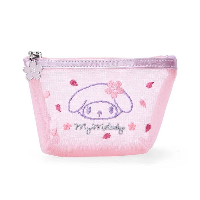 Pink Hello Kitty My Melody Mesh Zipper (Pink Sakura Series) | CA_HK23343