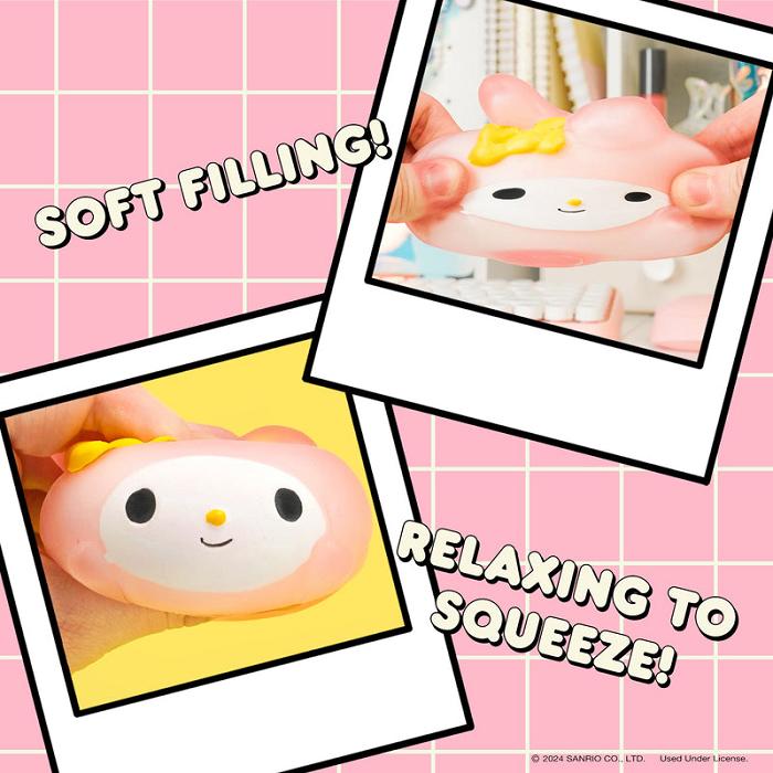 Pink Hello Kitty My Melody Mochi SquiSHU (Series 2) | CA_HK90009