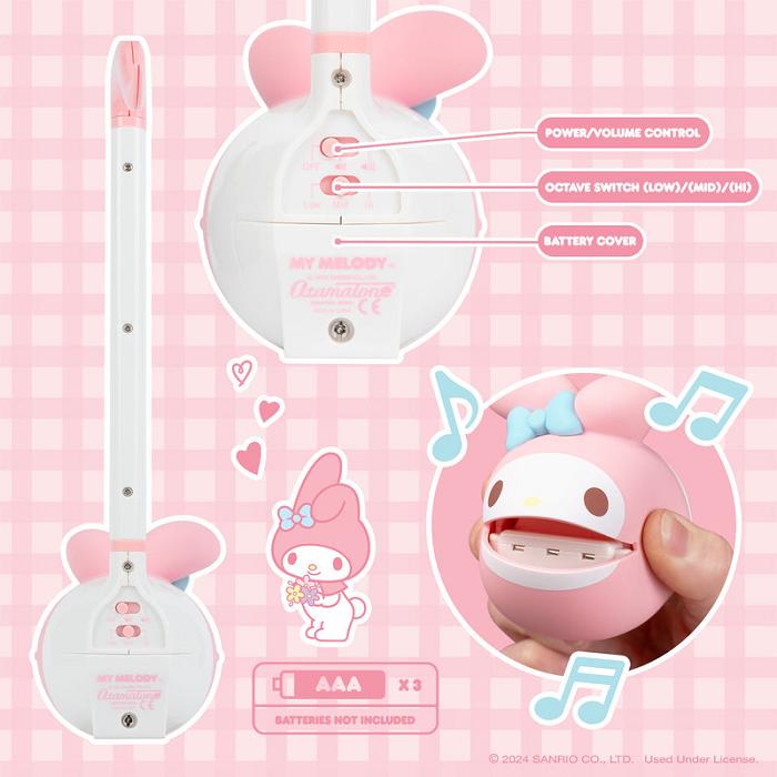 Pink Hello Kitty My Melody Otamatone Musical Toy | CA_HK87410