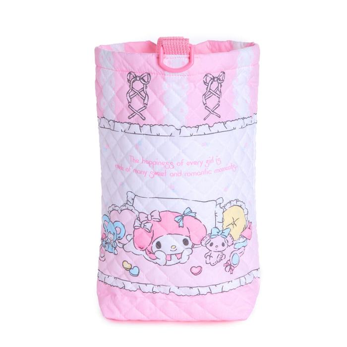 Pink Hello Kitty My Melody Quilted Small Travel Bag (Frills & Lace Series) | CA_HK12867