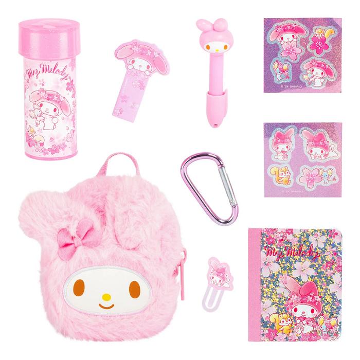 Pink Hello Kitty My Melody Real Littles Micro Backpack | CA_HK56180