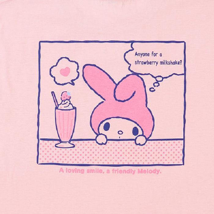 Pink Hello Kitty My Melody Relaxed Tee | CA_HK59798