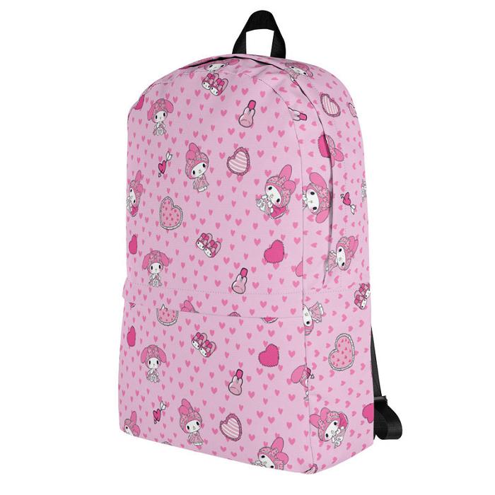 Pink Hello Kitty My Melody Sleepover All-over Print | CA_HK49698