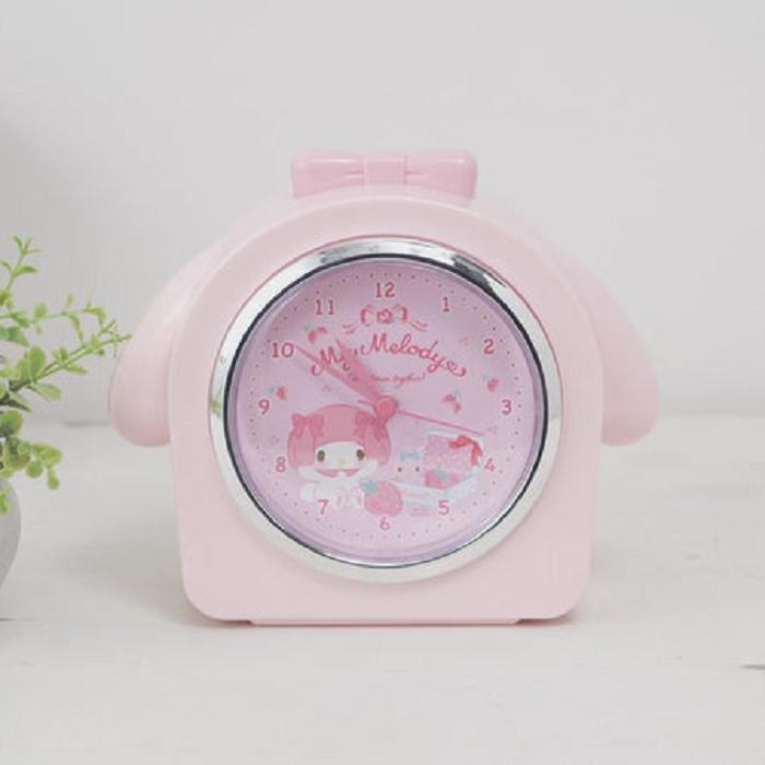 Pink Hello Kitty My Melody Snooze-n-Stop Talking Alarm Clock | CA_HK76919