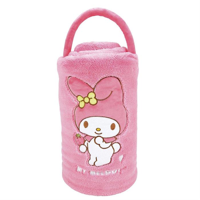 Pink Hello Kitty My Melody SnowThrow Travel Blanket | CA_HK41198