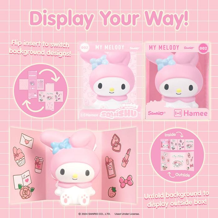 Pink Hello Kitty My Melody SquiSHU (Series Buddy 002) | CA_HK20537