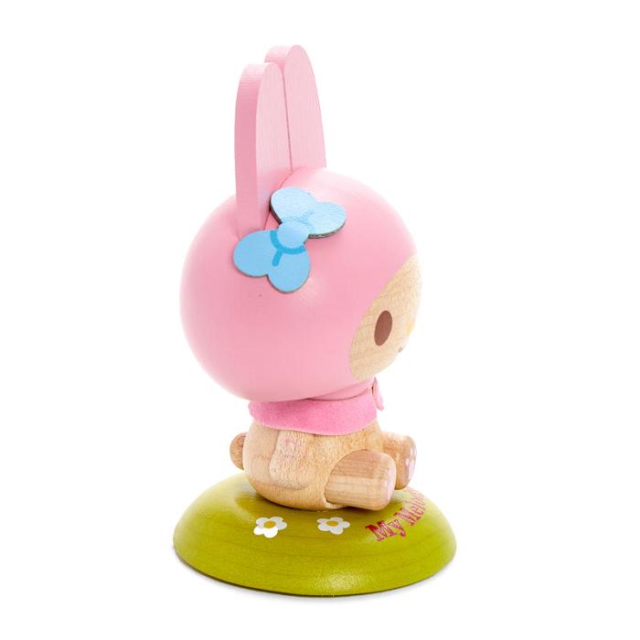 Pink Hello Kitty My Melody Wooden Bobblehead | CA_HK72555