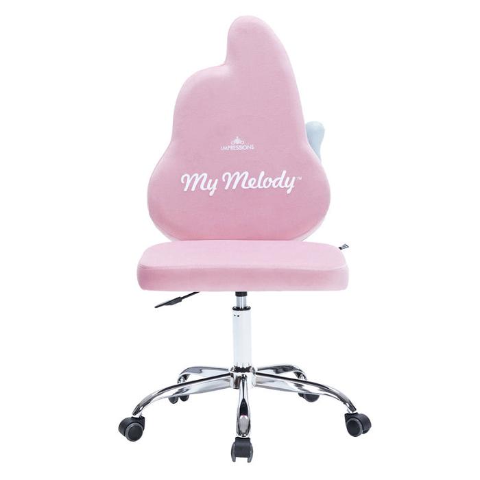 Pink Hello Kitty My Melody x Impressions Vanity Swivel Chair | CA_HK60974