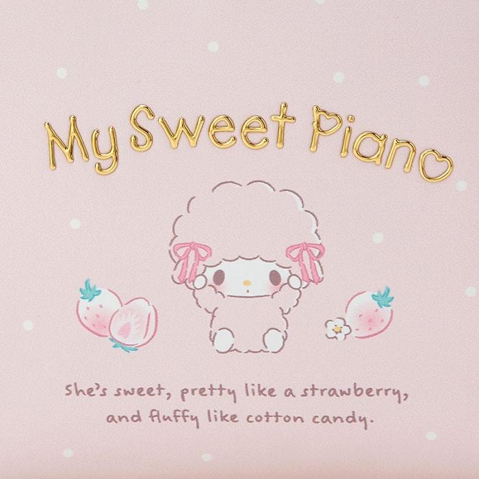 Pink Hello Kitty My Sweet Piano Crescent Zipper | CA_HK78940