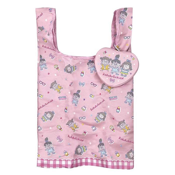 Pink Hello Kitty RururuGakuen Reusable Tote Bag | CA_HK21162