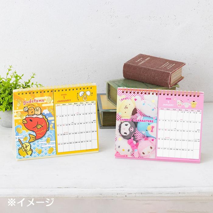 Pink Hello Kitty Sanrio Characters 2025 Postcard Desk Calendar | CA_HK31345